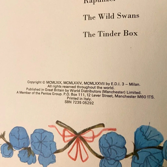 Vintage 1977 Storytime Treasury World Distributors Book Printed In Italy - Picture 8 of 16